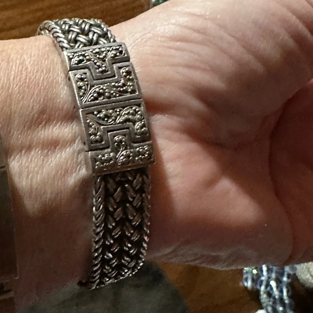 Lois Hill Sterling Silver Women's Watch. My Rolex isn't included! 😀